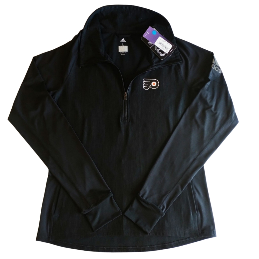 ADIDAS NHL Philadelphia Flyers Womens Climate Black Pullover
